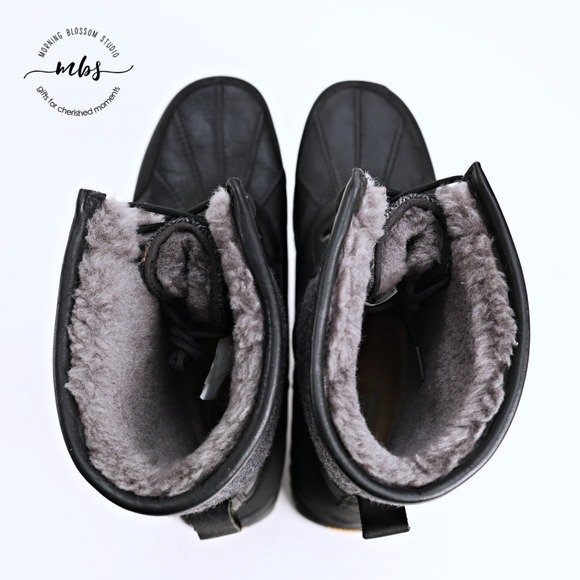 UGG Butte Herringbone Duck Rugged Outdoor Winter Boots Black‎ Men 15 main image 9